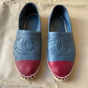 100% Authentic Chanel Single Sole Espadrilles 36